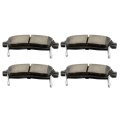 Rear Brake Pad Set For Oldsmobile Bravada 2002 2003 2004 Ceramic Gold Classification Replacement 19428029 