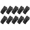 Uxcell 10pcs Black Plastic Car Auto Sun Visor Sunglasses Eyeglasses Card Holder Clip