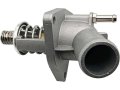 Thermostat With Housing And Water Outlet Aluminum For 2014 2018 Chevy Silverado 1500 Fits 4 3l V6 Lv3 5 V8 L8b L83 6 2l L86