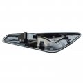 Kison Auto New Left Side Fender Panel Marker Signal Light Finisher Trim Chrome Fit For Bmw X3 X4 F25 F26 51117338569