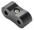 Jegs Line Sepator 0 187 I D X87  1 26 L 49 A W 56 A H Black Anodized Aluminum 2-piece Design With 3 16a Allen Head Bolt 525a 