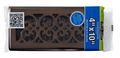 Decor Grates Sph410-rb Scroll Plated Register 4-inch By 10-inch Rubbed Bronze