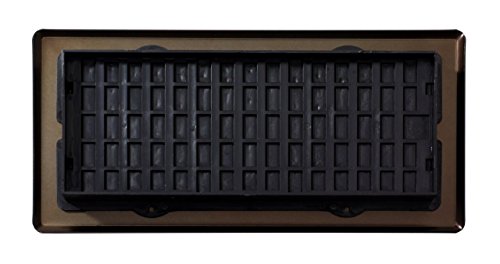 Decor Grates Sph410-rb Scroll Plated Register 4-inch By 10-inch Rubbed Bronze