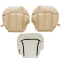 Driver Foam Cushion Passenger Bottom Replacement Leather Seat Cover 522 Or 52i Tan Fit For Chevy Silverado 1500 2500 3500 Tahoe 