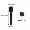 X Autohaux 4pcs Car Door Lock Knobs Interior Knob Aluminum Alloy Inner Pull Pins Universal For Black