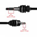 Caltric Front Right Complete Cv Joint Axle Compatible With Yamaha Wolverine R-spec Yxe70w 2016 2017