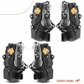 A-premium Door Latch Lock Actuator Compatible With Hummer Vehicles H2 2003-2005 Sport Utility Front And Rear Side 4-pc Set