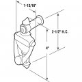 Prime-line Mp4517 Door Knocker And Viewer 1 2 In Bore 160-degree View Angle Satin Nickel Single Pack