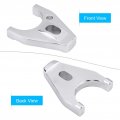 Qiilu Sbc Distributor Hold Down Chrome Billet Aluminum Clamp With Bolt For Bbc Sb Bb Hei Electronic