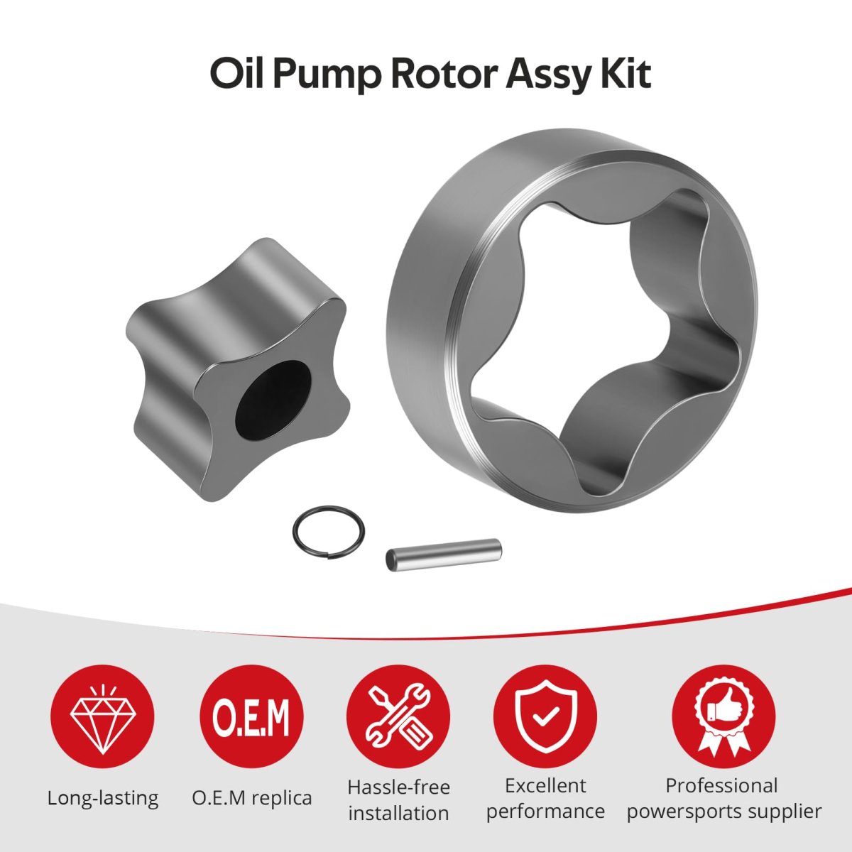 Oil Pump Rotor Assy Kit For Yamaha Yz250f Wr250f 2001 To 2013 Model 5nl-13320-00-00