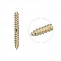 Uxcell 6x22mm Hanger Bolts 48pcs Double Ended Self-tapping Thread Wood To Dowel Screws For Connecting