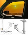 A-premium Electric Power Window Regulator With Motor Compatible Pontiac Grand Prix 1997-2003 Sedan Rear Left Driver Side