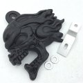 Smt-black Ghost Head Wind Horn Cover Compatible With 1992 And Up H-d Side Mount Cowbell All V-rod S Motorcycle B00zzlirko