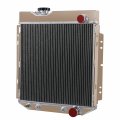 Alloyworks 3 Row Aluminum Radiator For 1964-1966 Ford Mustang 1963-1965 Falcon Comet At Mt V8