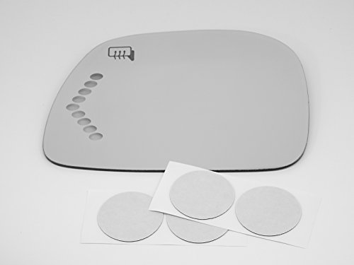 Left Driver Side Mirror Glass For 01-05 Ford Excursion Heated With Signal Convex Lens Includes Adhesive Part Number 4322hs