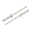 100pcs 1 8 X1 2 Aluminum Dome-head Blind Rivets Open-end Type For Diy Sheet Metal Automotive Repairs Furniture Boat And Duct 