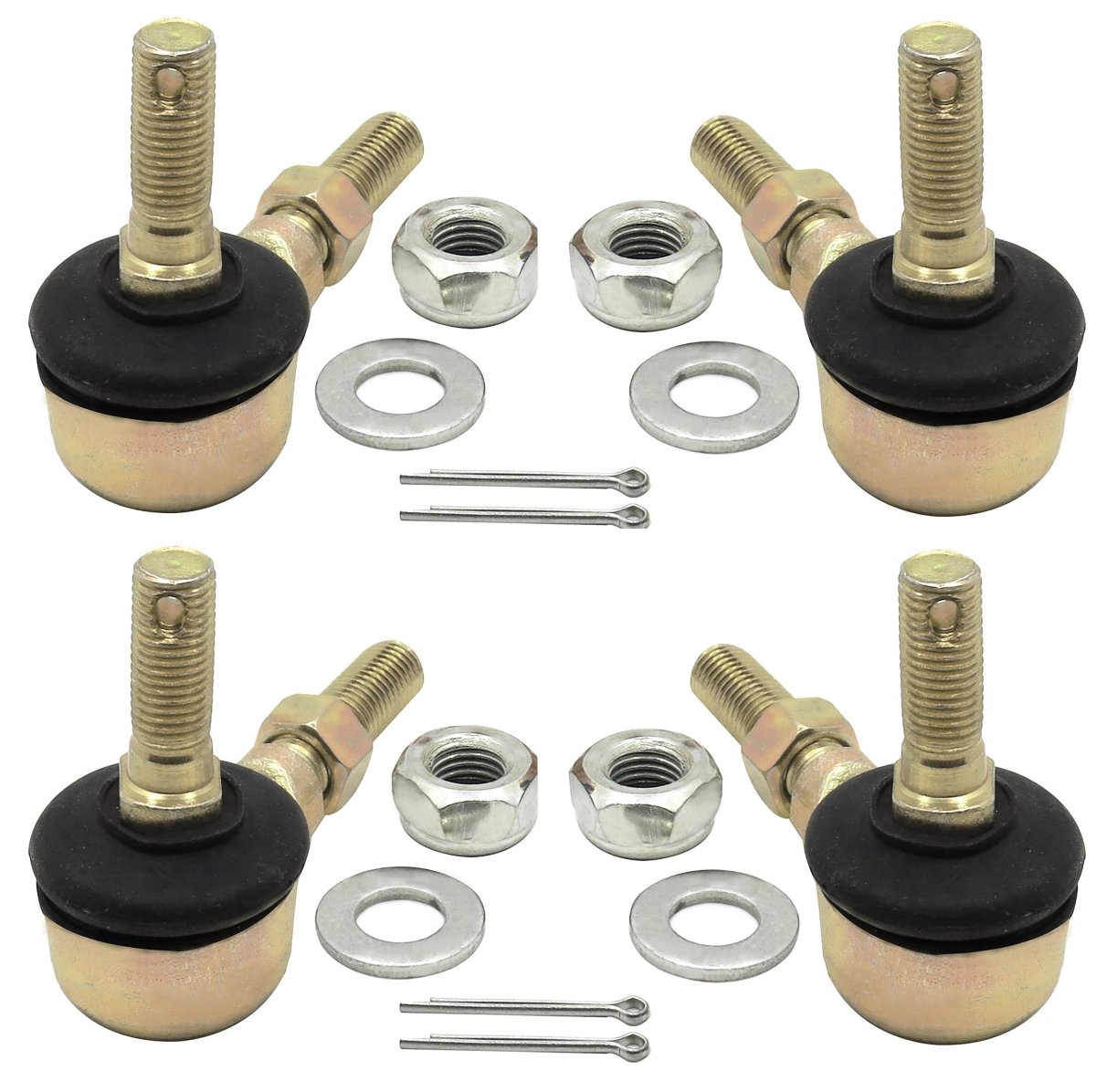 Two Sets Of Tie Rod End Kit For Suzuki Ozark Lt-f250 2x4 2003