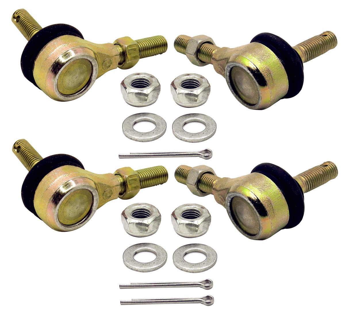 Two Sets Of Tie Rod End Kit For Suzuki Ozark Lt-f250 2x4 2003