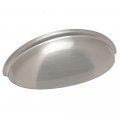 Cosmas 5 Pack 783sn Satin Nickel Cabinet Hardware Bin Cup Drawer Handle Pull 3 Inch 76mm Hole Centers 