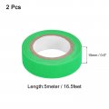 Uxcell 2rolls Neon Gaffers Cloth Tape 0 6 Inch X 16 5 Ft Glow In The Dark Fluorescent Adhesive Black Light For Party Home