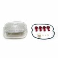 Httmt Mt334- Red Tail Light For H-d Softail Sportster Road King Dyna Electra Glide Fat Boy Cl