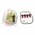 Httmt Mt334- Red Tail Light Compatible With H-d Softail Sportster Road King Dyna Electra Glide Fat Boy Cl