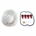 Httmt Mt334- Red Tail Light Compatible With H-d Softail Sportster Road King Dyna Electra Glide Fat Boy Cl