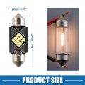A Absopro 6411 6413 2016 Chipset 12-smd 6000k 36mm Canbus Error Free Car Led Bulb Interior Festoon Door Dome Map Trunk Courtesy