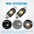A Absopro 6411 6413 2016 Chipset 12-smd 6000k 36mm Canbus Error Free Car Led Bulb Interior Festoon Door Dome Map Trunk Courtesy
