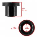 Caltric Front Lower Control Arm Bushings Compatible With Polaris Oem