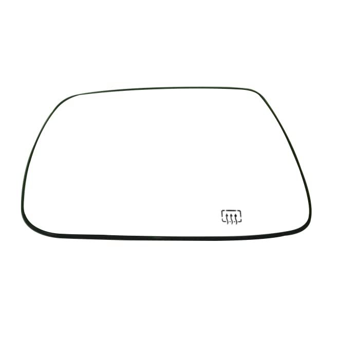 Left Side Mirror Glass For 2005-2010 Jeep Grand Cherokee Heated Chrome Flat Rm35154-11pa