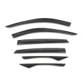 Out-channel Window Vent Visor Deflectors Tape-on Side Rain Guards For Honda Accord 2018-2022 Impact-resistant Pmma 6 Pcs Smoky 