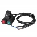 Fydun Motorcycle On Off Switch 22mm Universal Handlebar Headlight Brake Fog Lights Horn Dual Double Control Button Style D 
