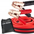 Cartman 1 Gauge 20 Feet Jumper Cables 800amp Heavy Duty Booster With Carry Bag