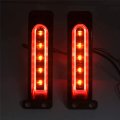Httmt- Gloss Black Sequential Led Turn Signal Run Brake Taillight Smoke Lens Compatible With 14-19 Electra Glide Ultra Classic