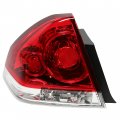 Kuafu Tail Light Left W Bulb Compatible With 2006-2013 Chevrolet Impala 2014-2016 Limited Lamp Replacement For 25971597