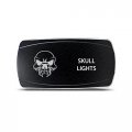 Ch4x4 Rocker Switch Skull Lights Symbol 4 Horizontal Red Led