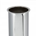 Ez-flo 1-1 2 X 4 Inch 22-gauge Steel Flanged Sink Tailpiece Brass Plumbing Fitting Chrome Finish 35081 