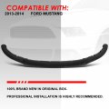 3pcs Rp Style Front Bumper Lip Spoiler Wing Body Kit Compatible With Ford Mustang 13-14 Matte Black