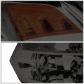Auto Dynasty Smoked Housing Amber Corner Headlight Lamps Tool Kit Compatible With Dodge Ram 1500 2500 3500 09-18