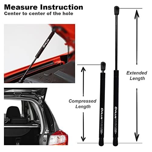 26 38 Gas Strut Lid Support Shocks For 2013-2016 Toyota Avalon Fit 2012-2016 Camry Rear Liftgate Rear Window Silver Hood Struts