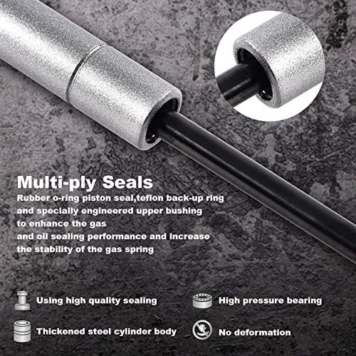 26 38 Gas Strut Lid Support Shocks For 2013-2016 Toyota Avalon Fit 2012-2016 Camry Rear Liftgate Rear Window Silver Hood Struts