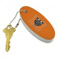 Graphics More Mercer University Primary Logo Floating Keychain Oval Foam Fishing Boat Buoy Key Float