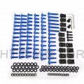 Smt-complete Fairing Bolts Screws Fasteners Kit Compatible With Yzf R1 R6 F6r Fz1 Fz8 Blue B075d63k7t