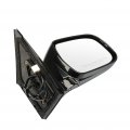Ocpty Black Passenger Side View Mirror Smooth With Power Adjustment Heated Manual Folding Compatible For 2007-2009 Rx350