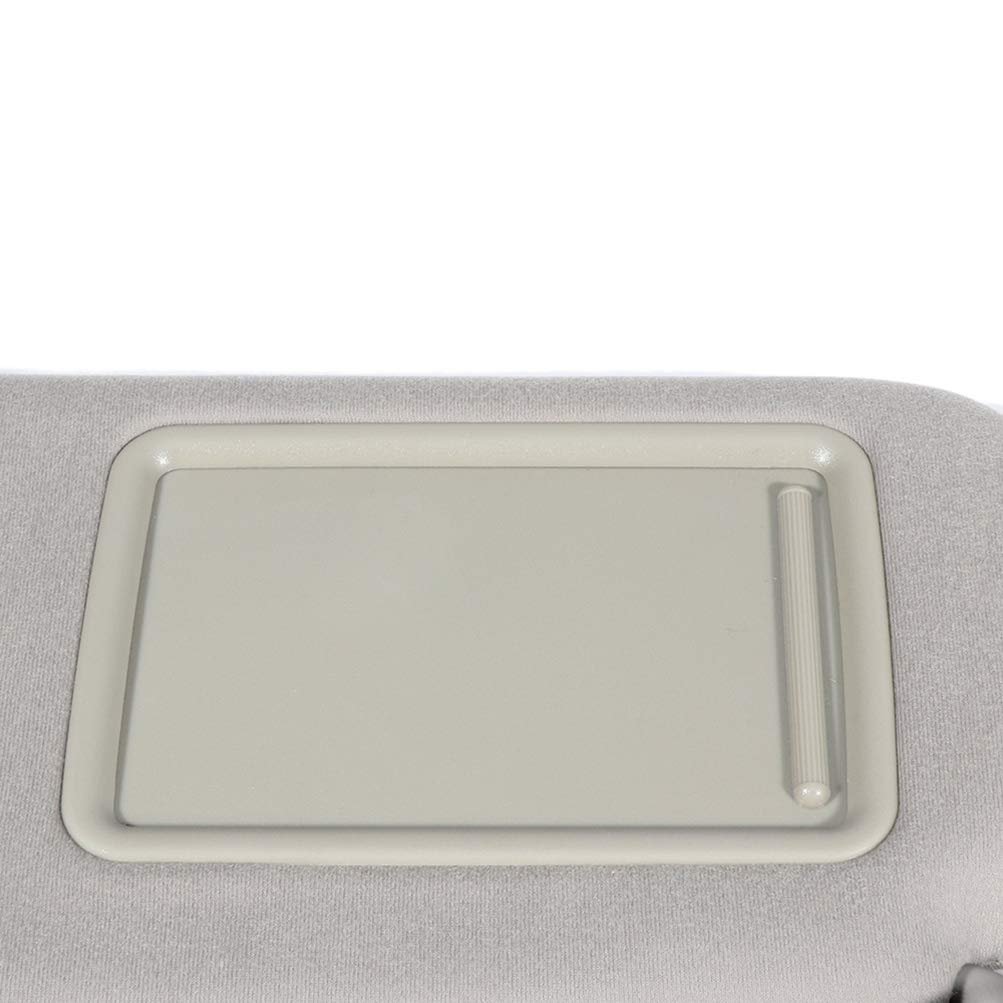 Sun Visor Left Driver Side Beige For Toyota Camry 2006 2007 2008 2009 2010 2011 Direct Fit Replacement Adjustable Fabric Shade
