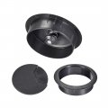 Uxcell Cable Hole Cover 2 Plastic Desk Wire Cord Grommets For Office Pc Organizer 10pcs Black