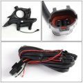 Auto Dynasty Led Fog Lights Assembly For 2014-2016 Toyota Highlander Drl Bumper Driving Lamps With Bezel Wiring Harness Switch