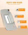 Ocpty Sun Visor Fit For 2009 2010 2011 2012 2013 2014 Nissan Murano With Sunroof Left Right Sides Gray