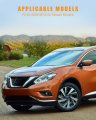 Ocpty Sun Visor Fit For 2009 2010 2011 2012 2013 2014 Nissan Murano With Sunroof Left Right Sides Gray